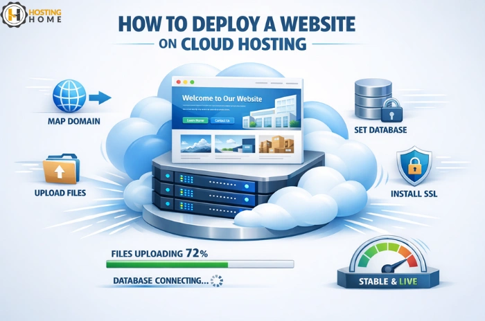 How to deploy a website on Cloud Hosting