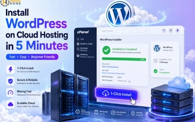 How to install WordPress on Cloud Hosting in 5 minutes?